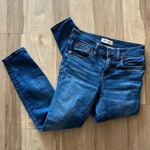 madewell skinny jeans (petite)
